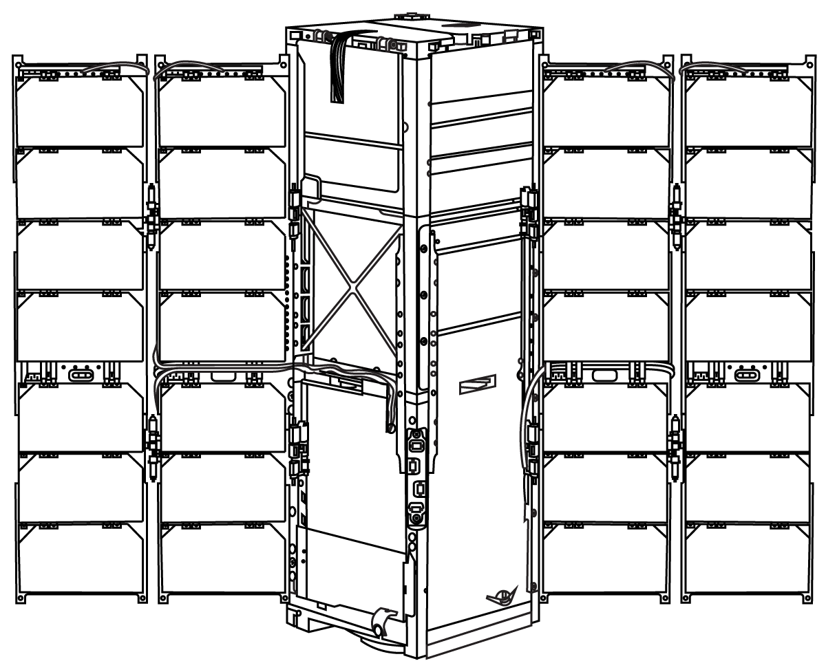 Line art of the CAT Experiment