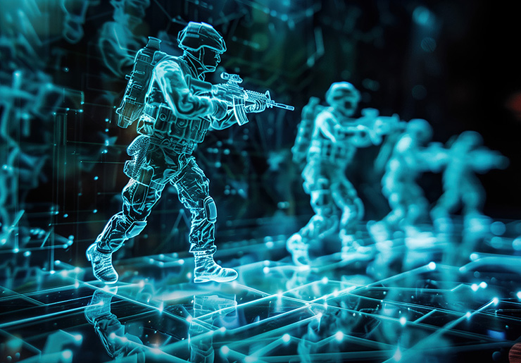 Virtual soldiers (Credit: Adobe Stock)