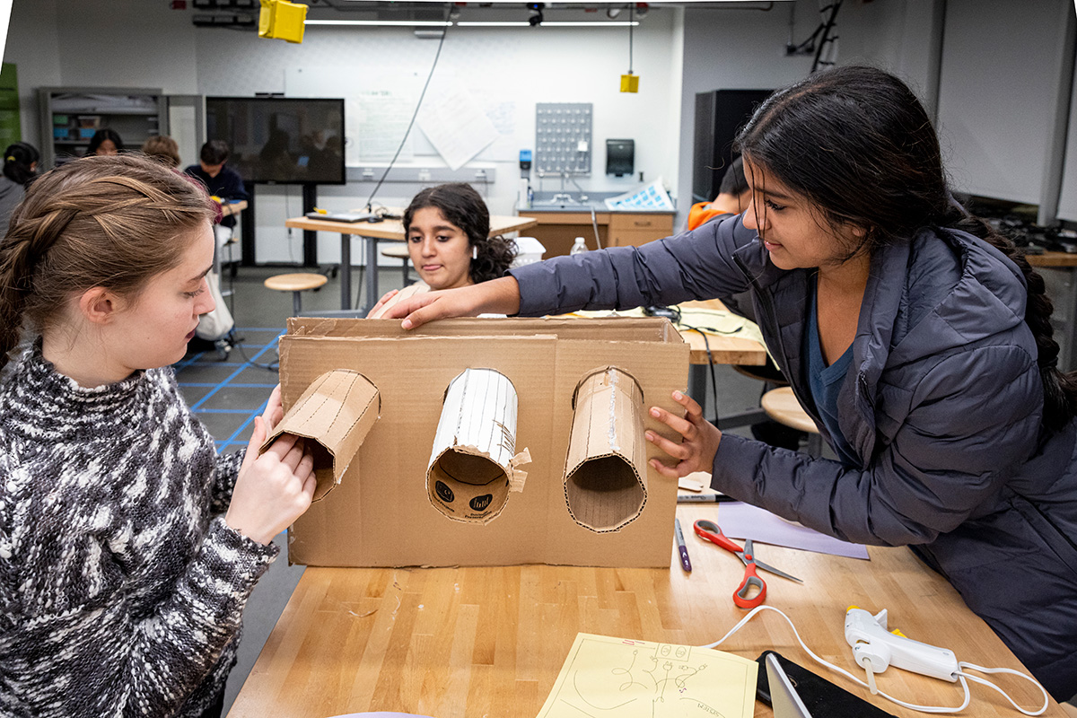 STEM Academy students