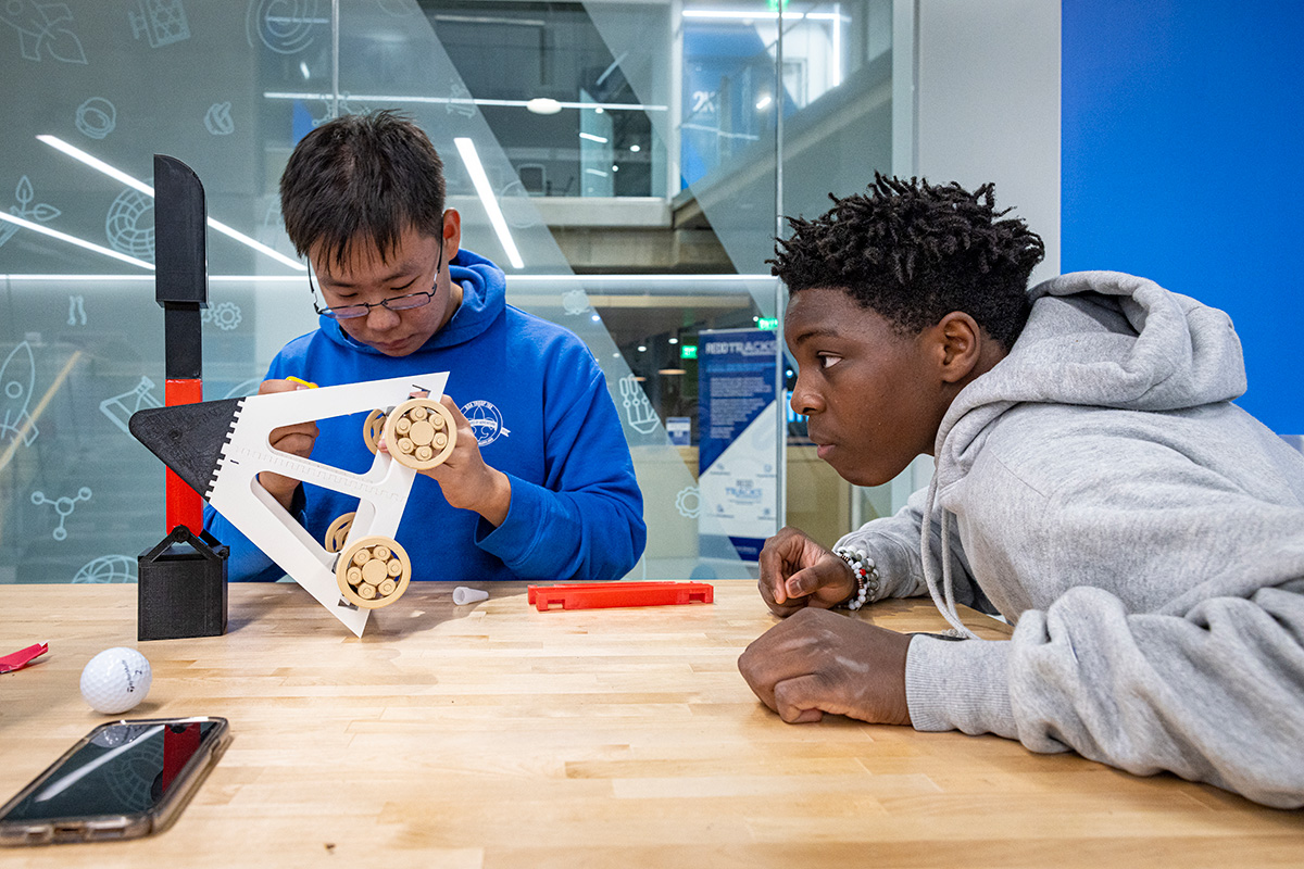 STEM Academy students
