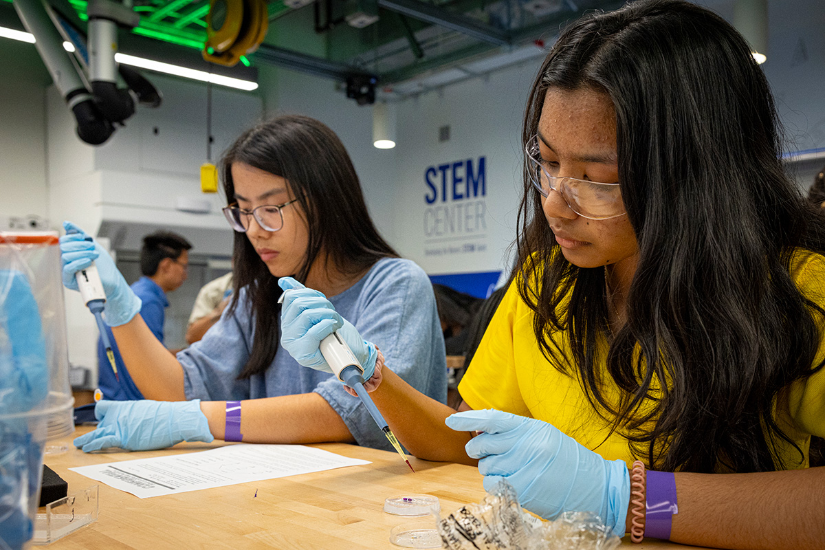 STEM Academy students learn about forensics