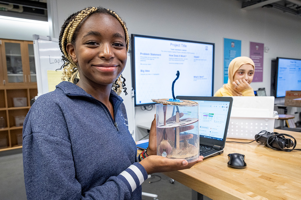 STEM Academy students