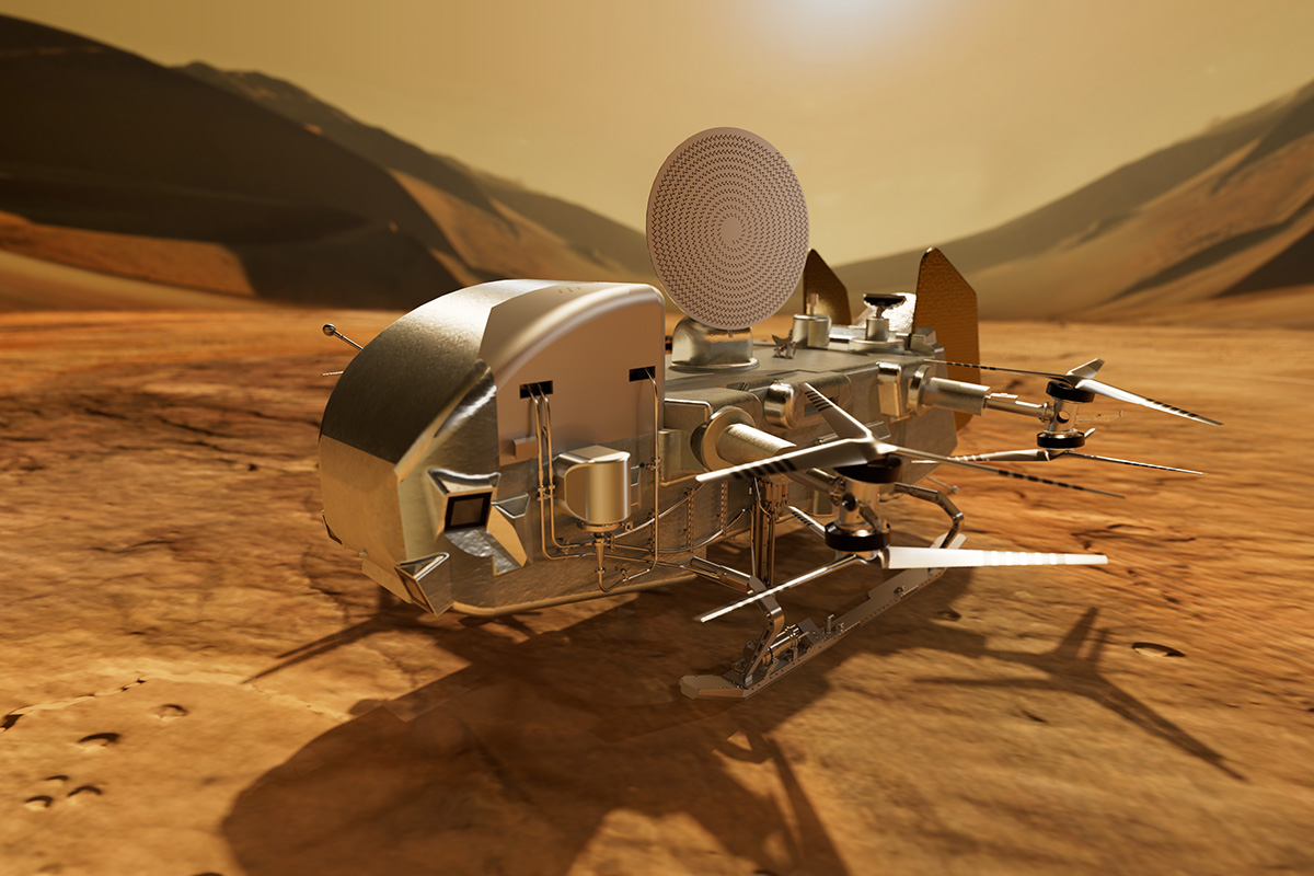 Artist's rendering of Dragonfly