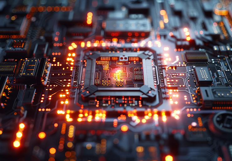 Graphic representation of quantum computing (Credit: Adobe Stock)