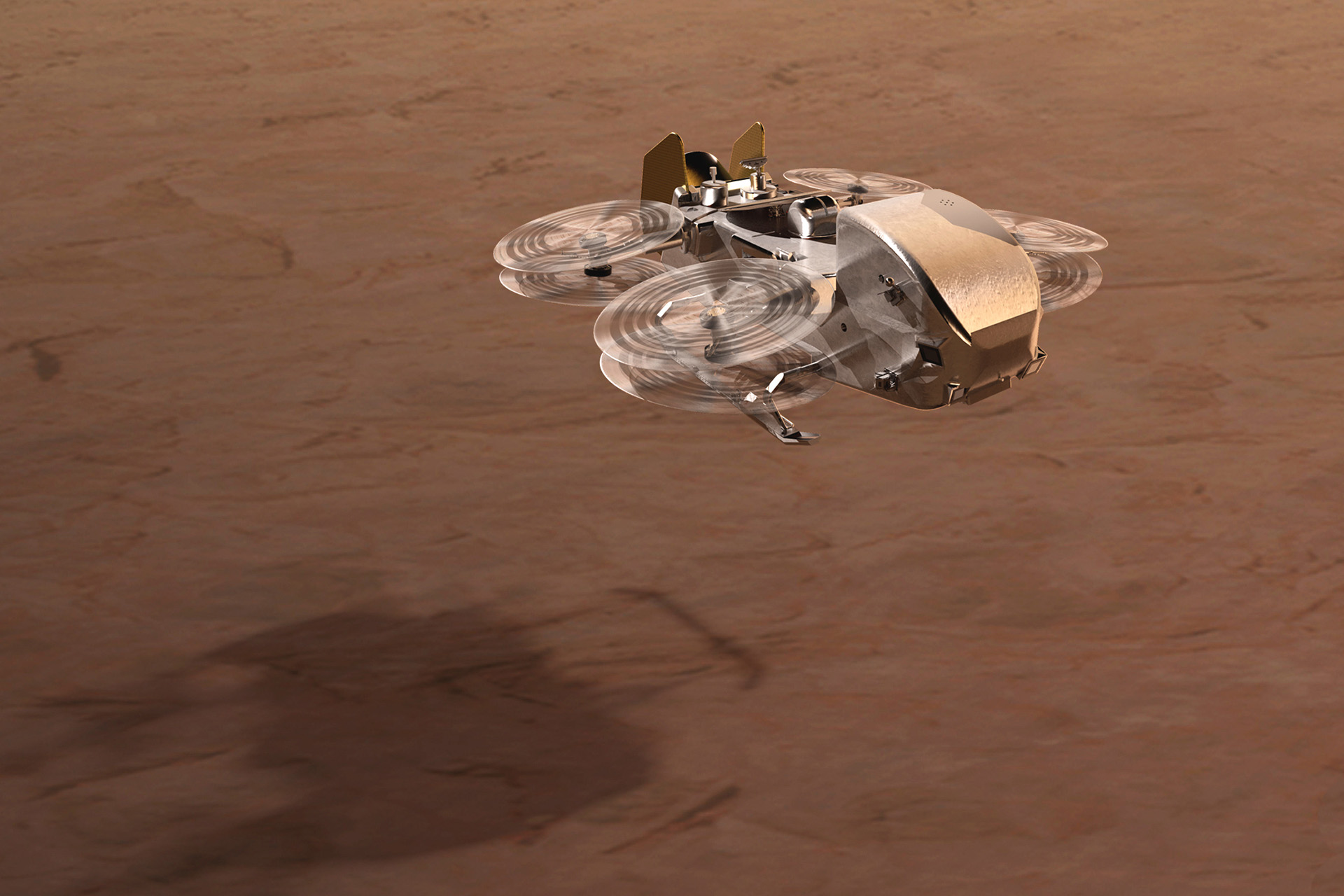 Artist's rendering of Dragonfly