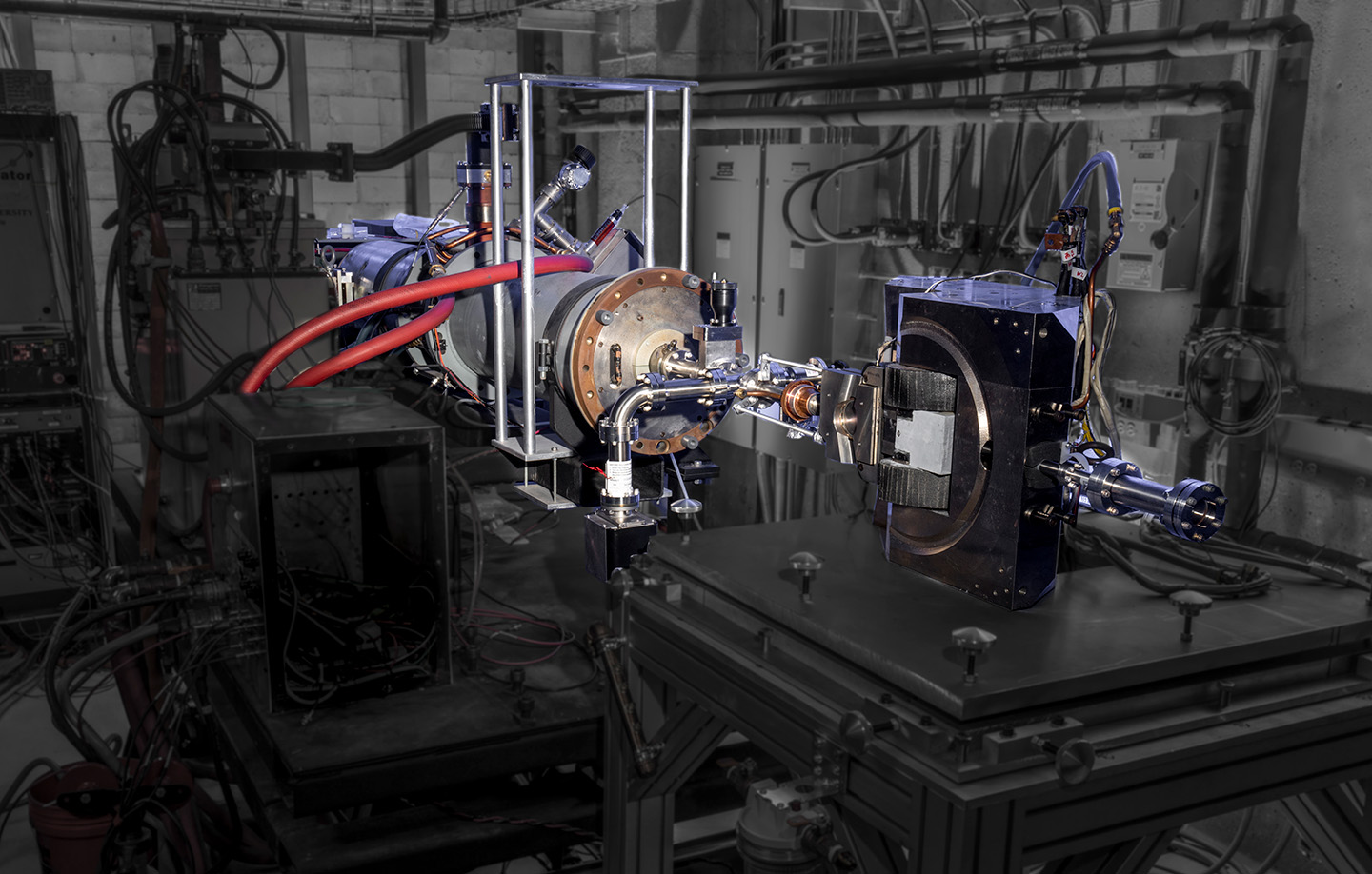 The 25-MeV linear accelerator in APL’s facility. 