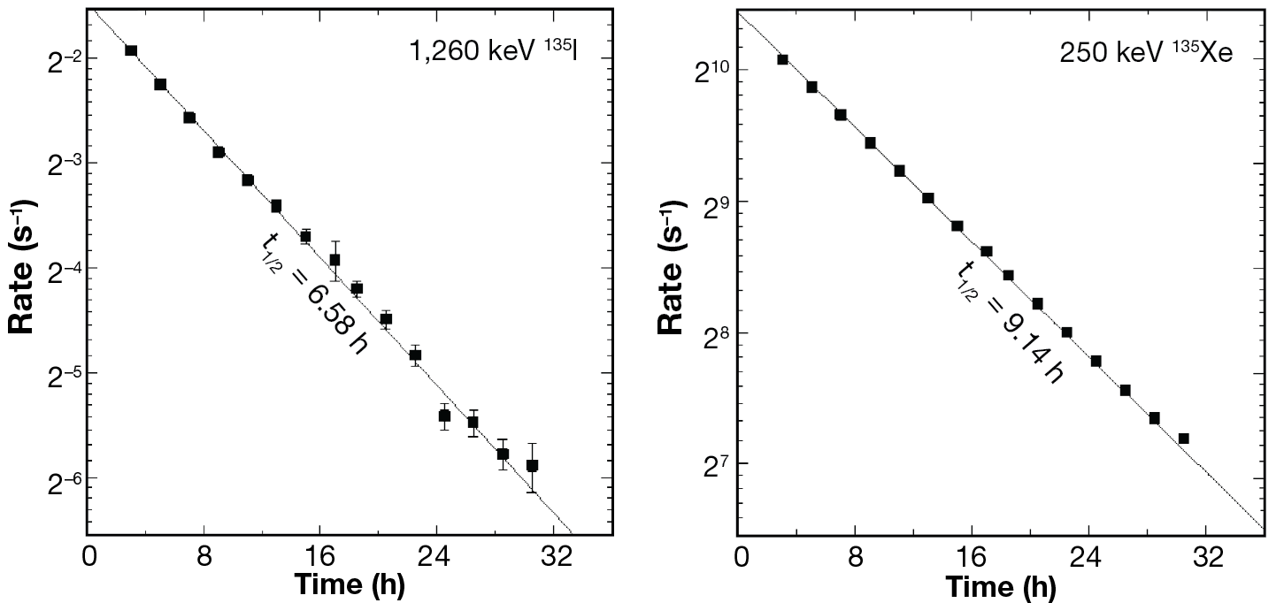 Decay curves