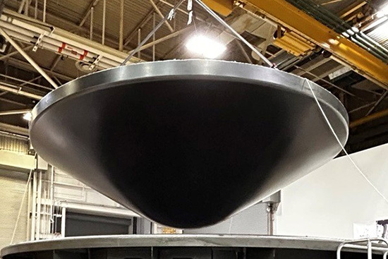 Dragonfly’s aeroshell heat shield