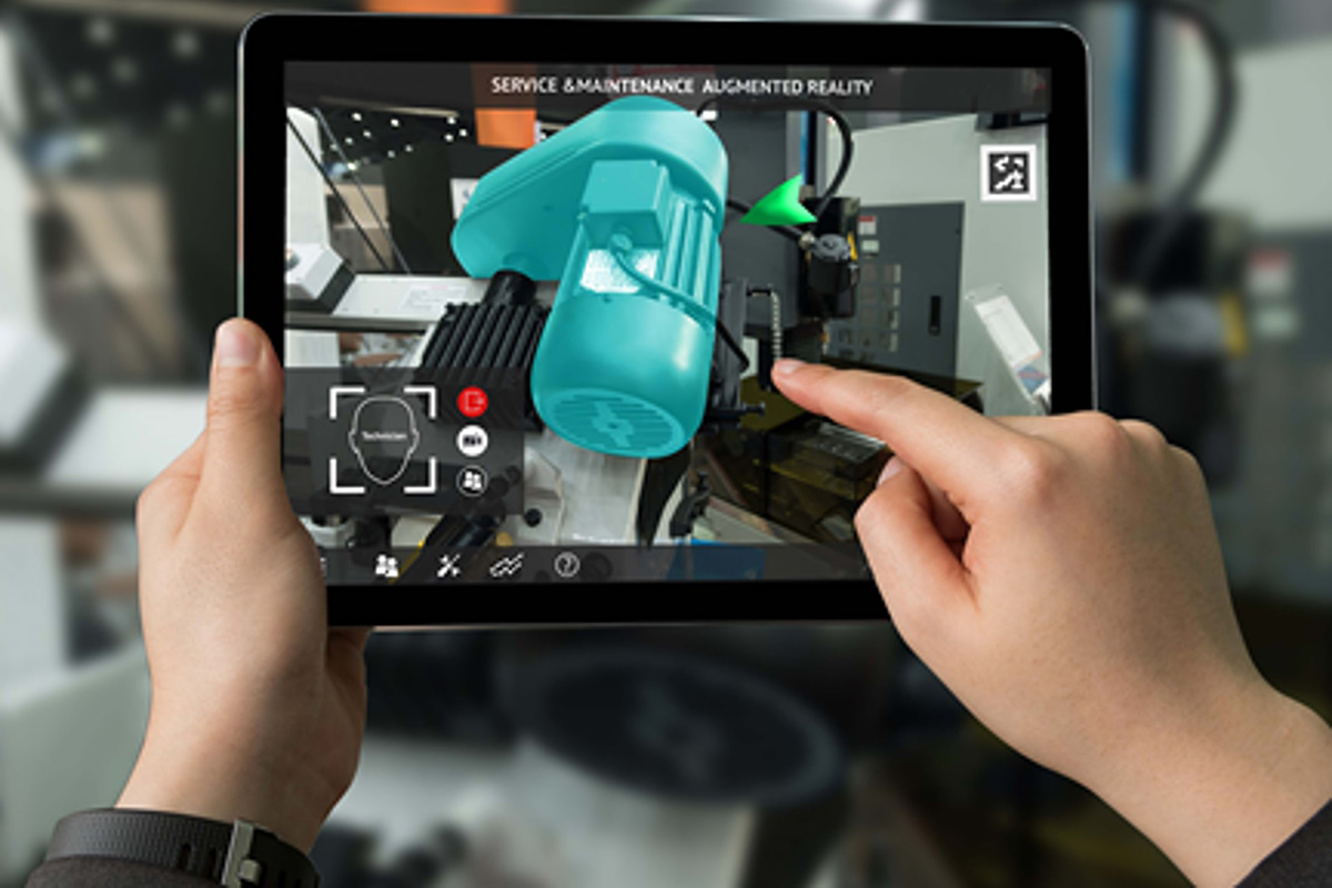Example of AI-guided AR repair