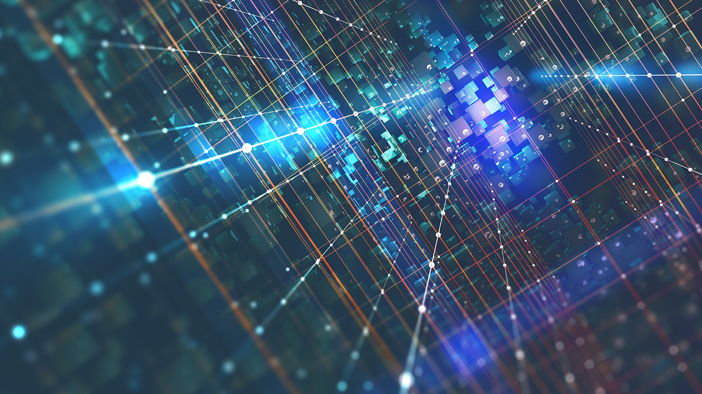 Abstract representation of quantum computer architecture (Credit: Adobe Stock)
