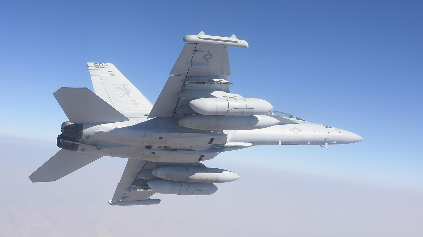 EA-18G Growler electronic warfare aircraft