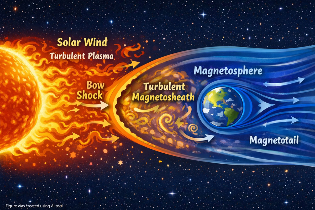 Upstream Solar Wind Turbulence