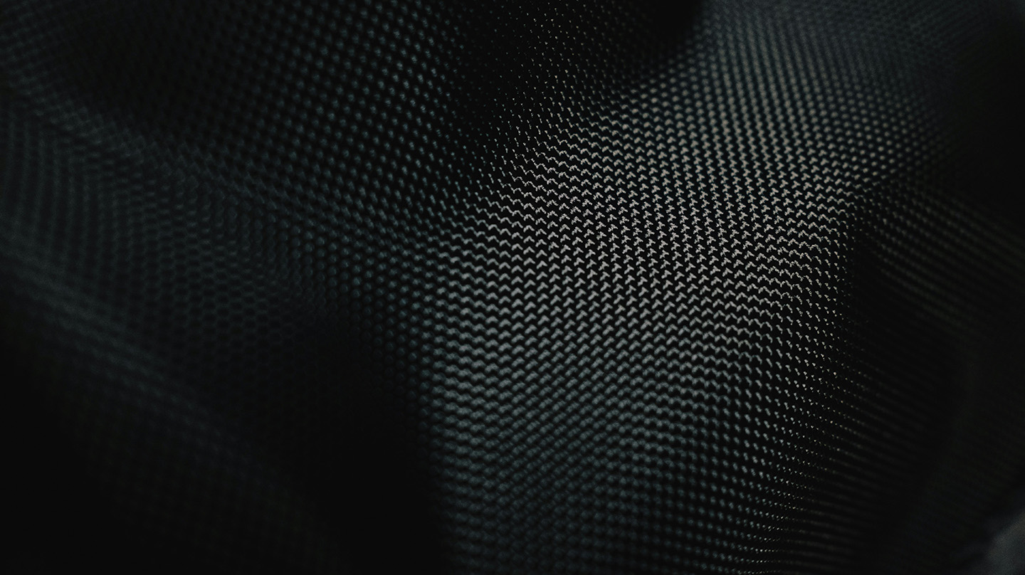 Close-up of black fabric texture