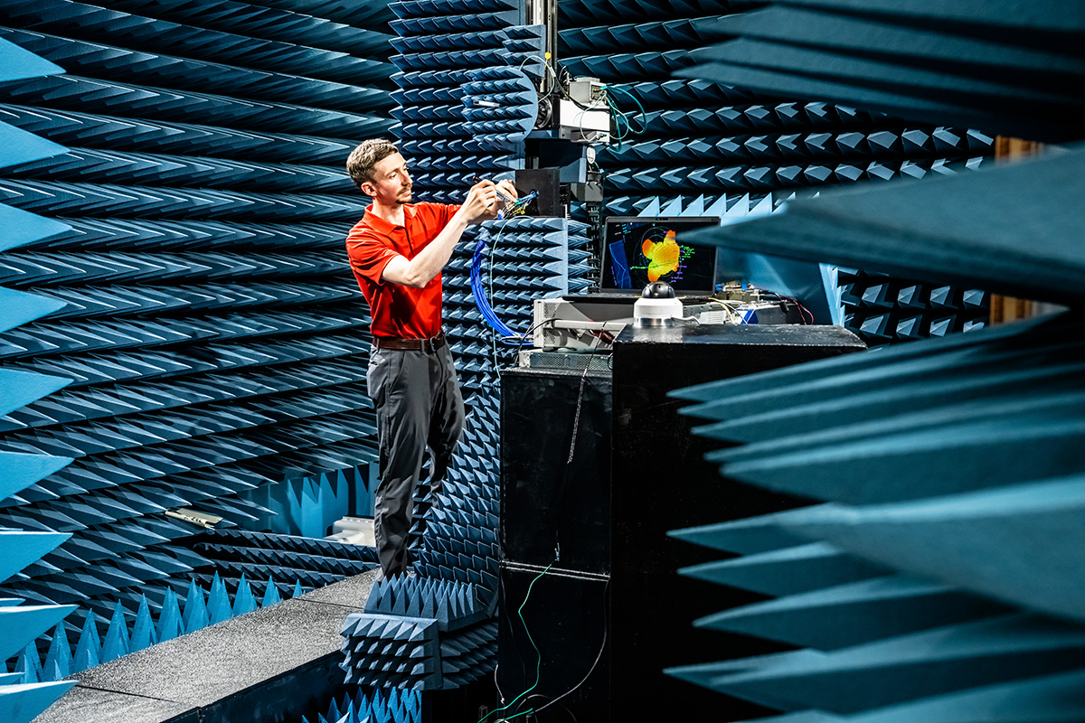 Anechoic chamber at Johns Hopkins APL
