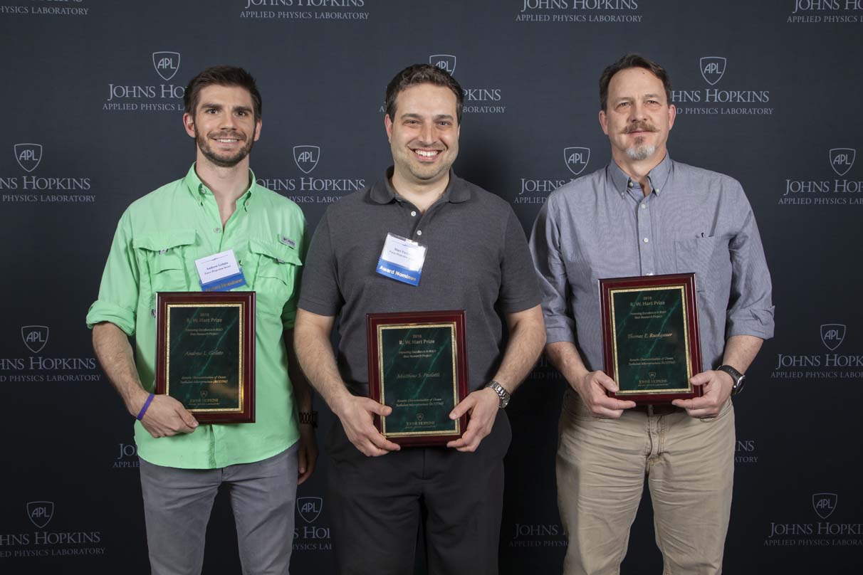 From left to right are Andrew L. Golato, Matthew S. Paoletti and Thomas E. Ruekgauer.