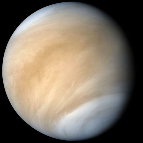 Two mission proposals moving forward target the planet Venus, captured here by NASA’s Marine 10 spacecraft.
