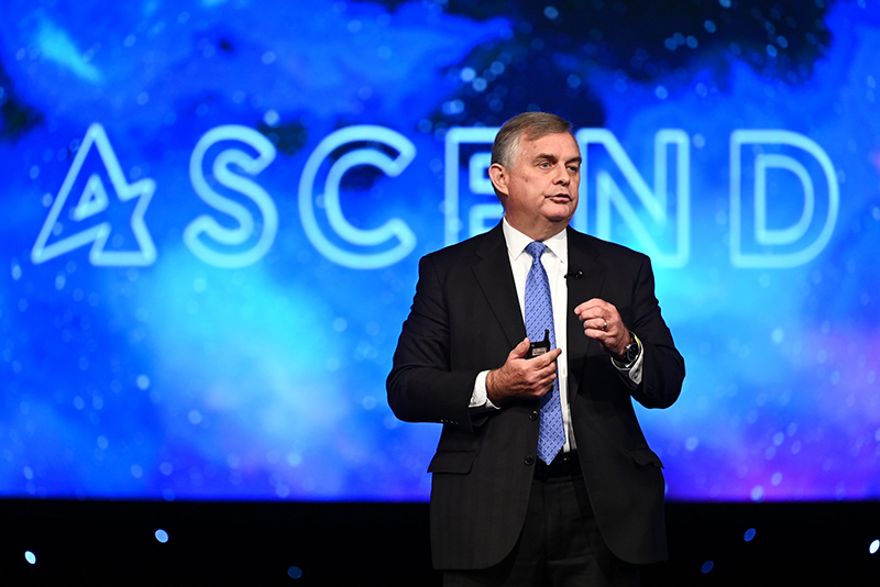 David Van Wie’s talk at the AIAA ASCEND Forum focused on the convergence of space and near-space activities that are becoming increasingly complex, the substantial uncertainties of environmental impact of operation and the robustness of engineered systems designed to operate in these domains, as well as the significant unresolved developmental challenges in making systems robust and operations routine. Credit: American Institute of Aeronautics and Astronautics