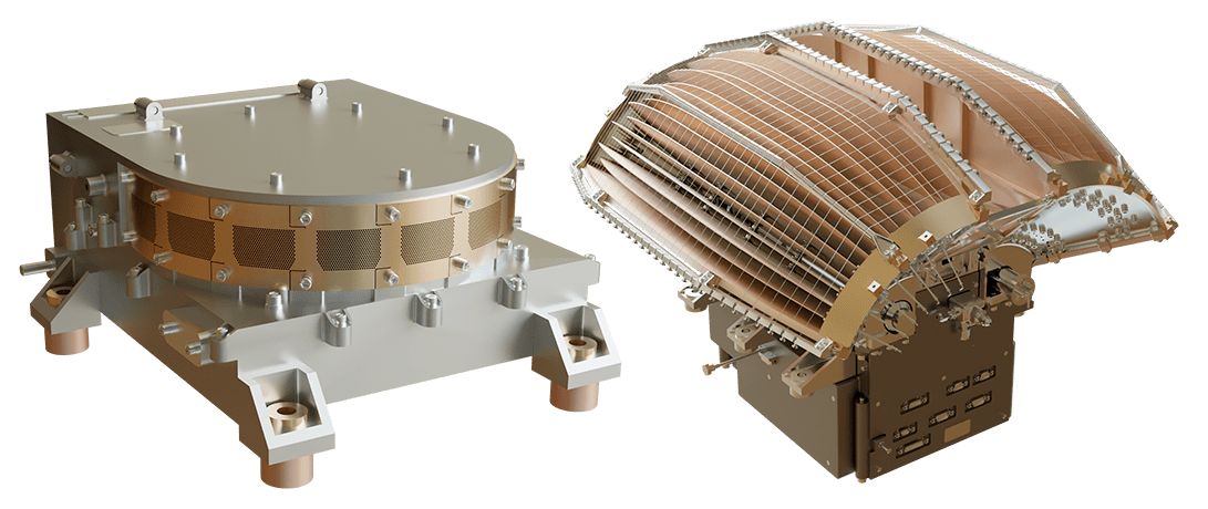 A detailed, 3D rendering of the JoEE instrument and JENI instrument