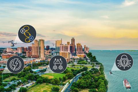 Examples of critical infrastructure protection in air, land, and sea