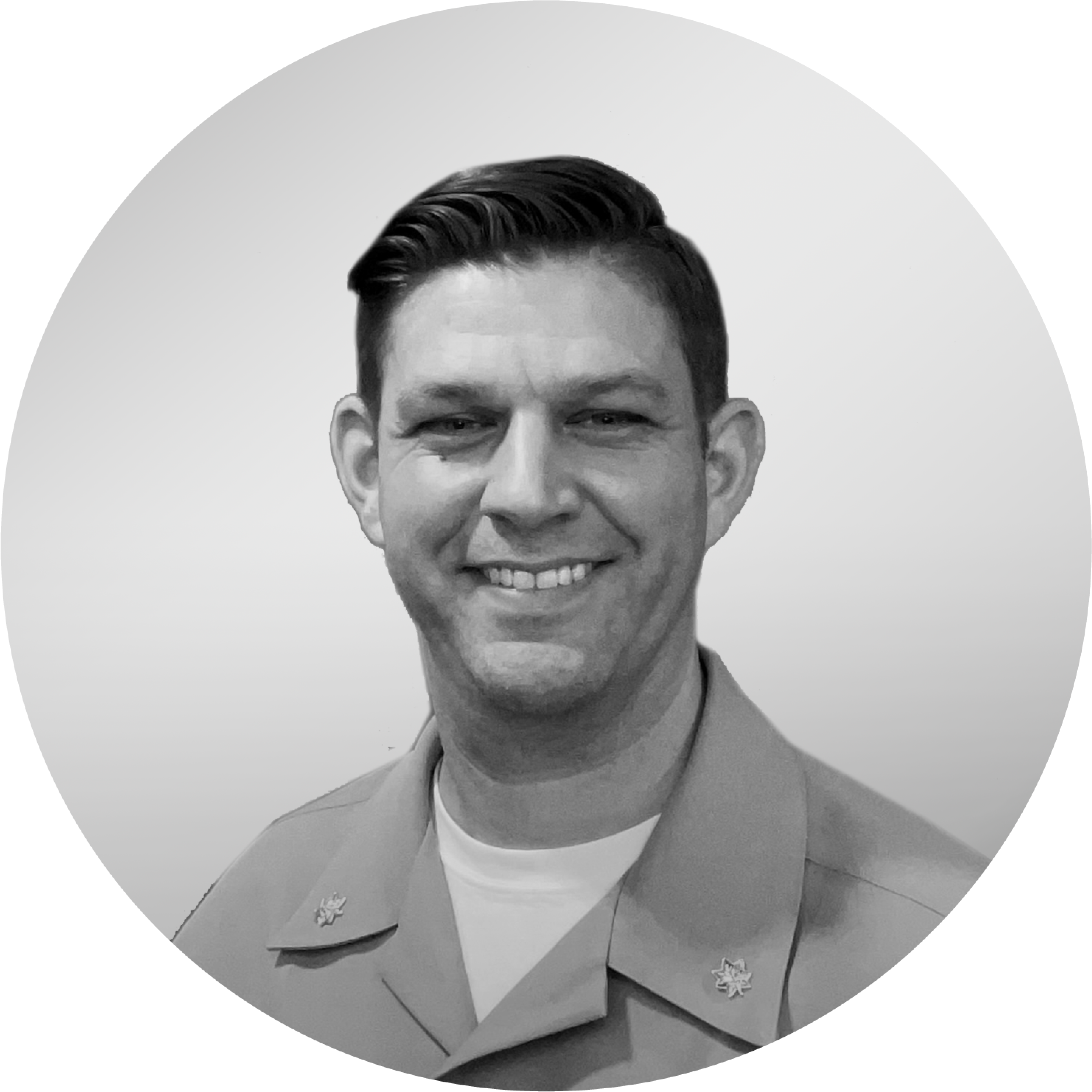 Headshot of CDR Josh McCright